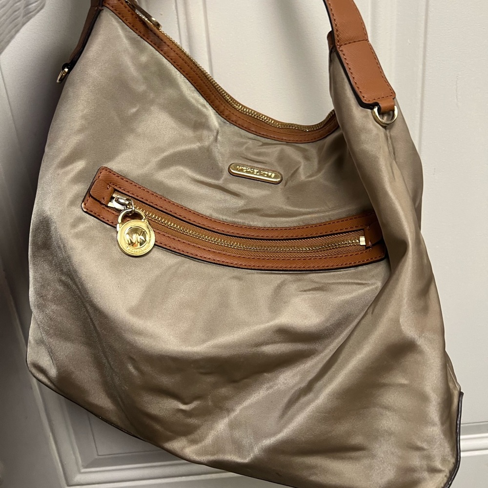 Wow $20 Michael kors nylon bag tan